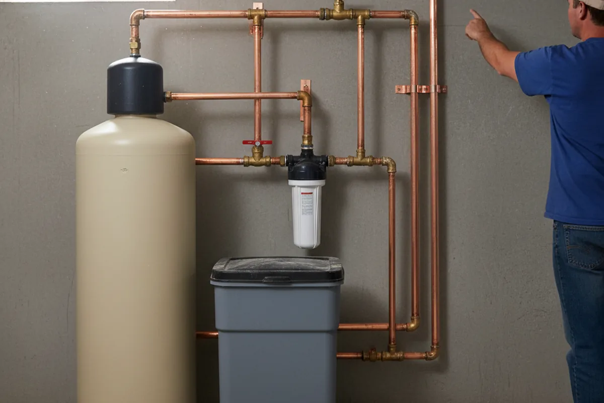 Whole-house water treatment system installed in Sarver